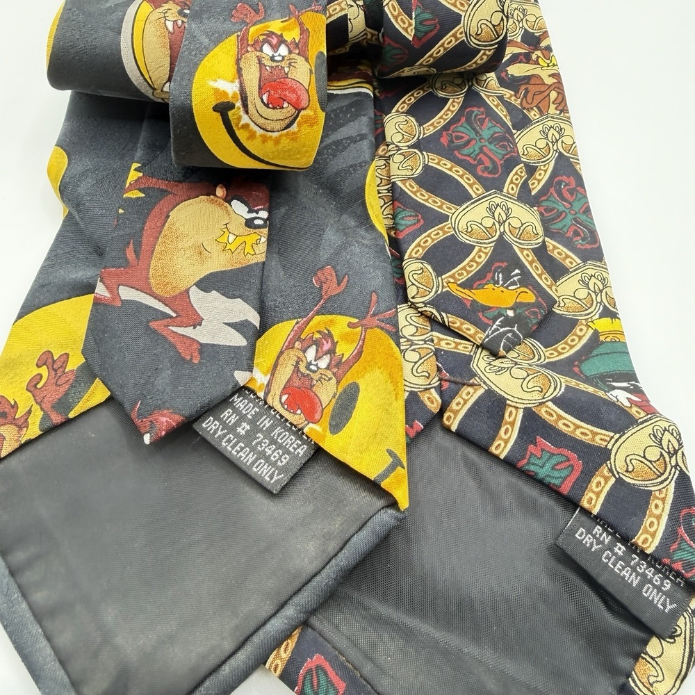VTG‎ NWOT Looney Tunes Mania Set Of Neckties 1995/1996 - Picture 7 of 13
